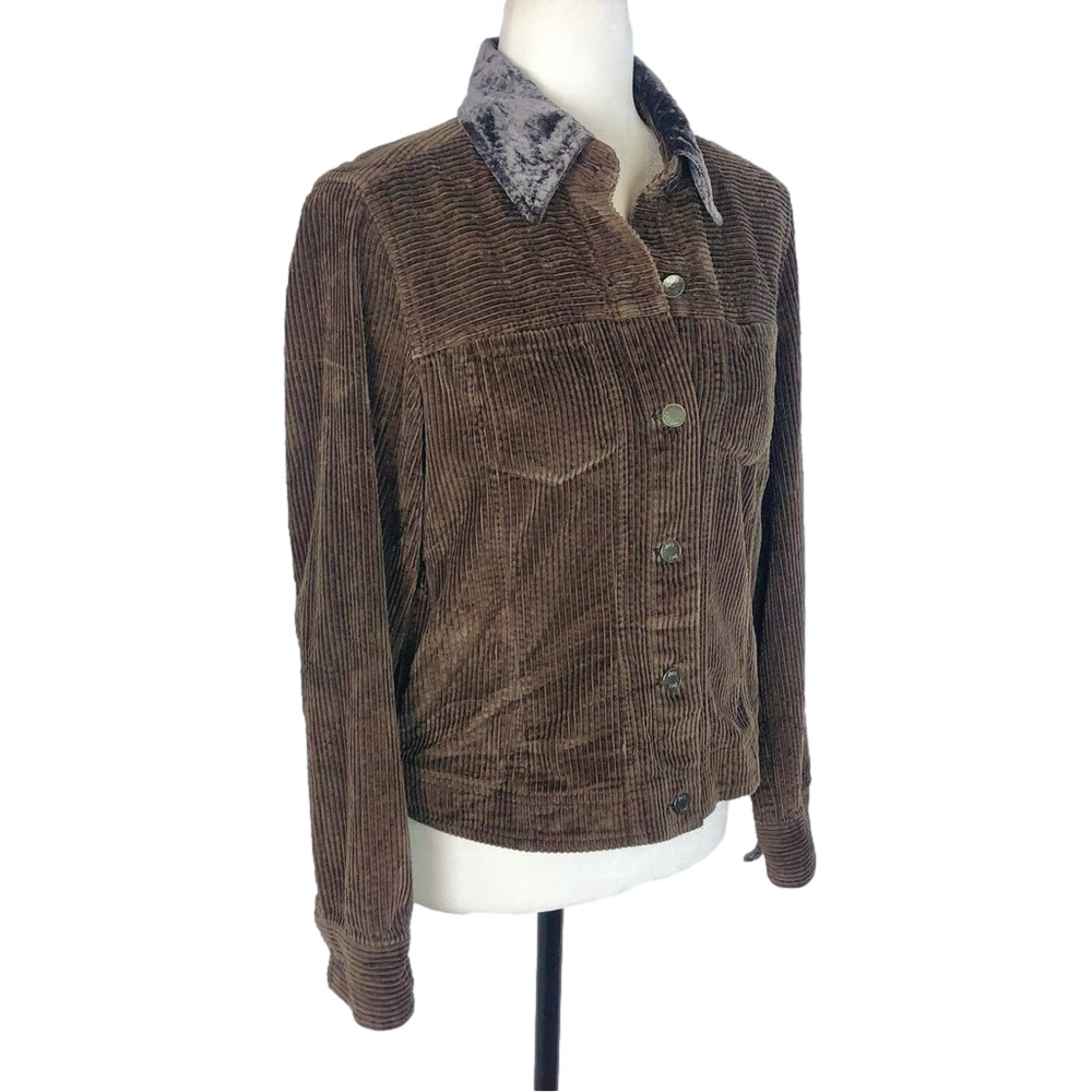 J. Jill brown corduroy jacket